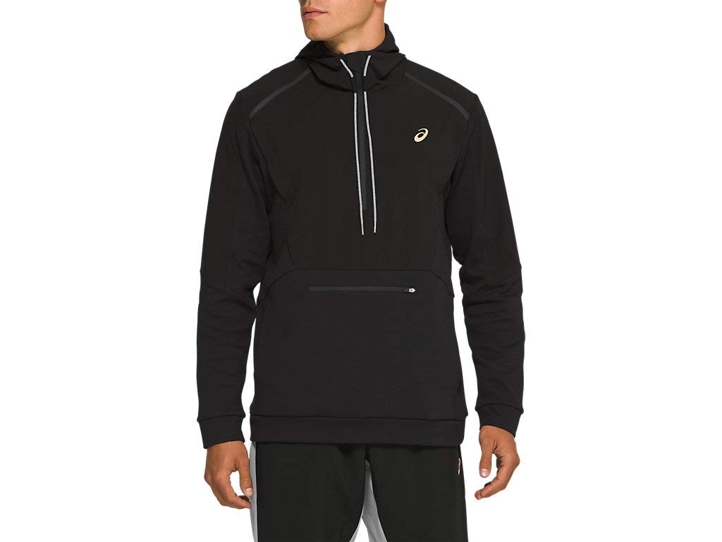 ASICS Men's Tokyo Sportswear Anorak Jacket - Lightweight Running Windbreaker for Outdoor Jogging & Training - Perfect for Cool Weather Workouts & Athletic Activities