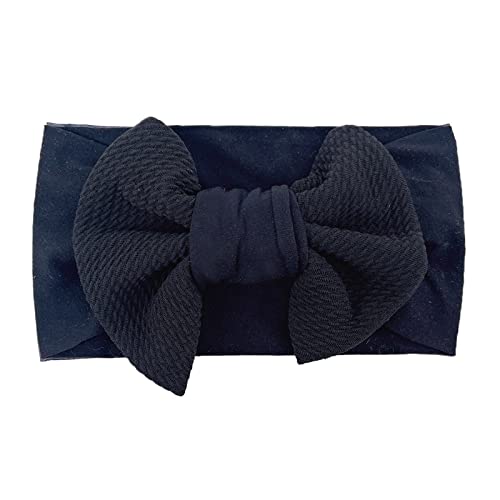 Baby Girl Headbands & Hair Bows - Soft Nylon Hair Accessories for Newborns & Toddlers - Stretchy Elastic Headbands for Infants - Perfect for Photos, Parties & Everyday Wear