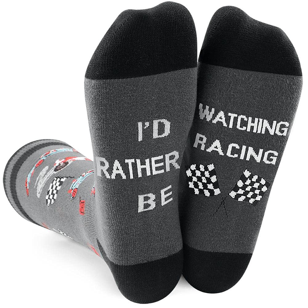 Funny Novelty Socks for Men & Women - Hunting Camping Fishing Golf Racing Biking Gaming Socks | Comfortable Cotton Blend | Perfect Gift for Outdoor Enthusiasts & Gamers (Great for Casual Wear, Sports Activities & Gift Giving)