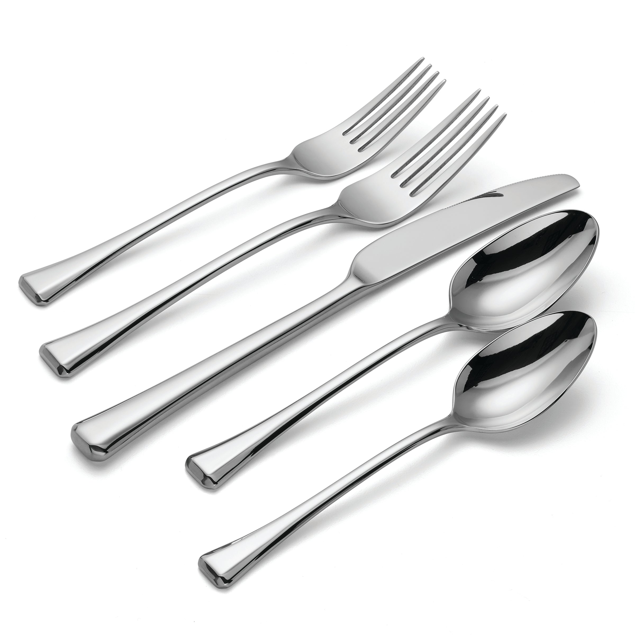 Faceta 20-Piece Stainless Steel Flatware Set - Elegant Silverware for 4, Includes Knives, Forks, Spoons - Perfect for Dining, Parties, and Everyday Use