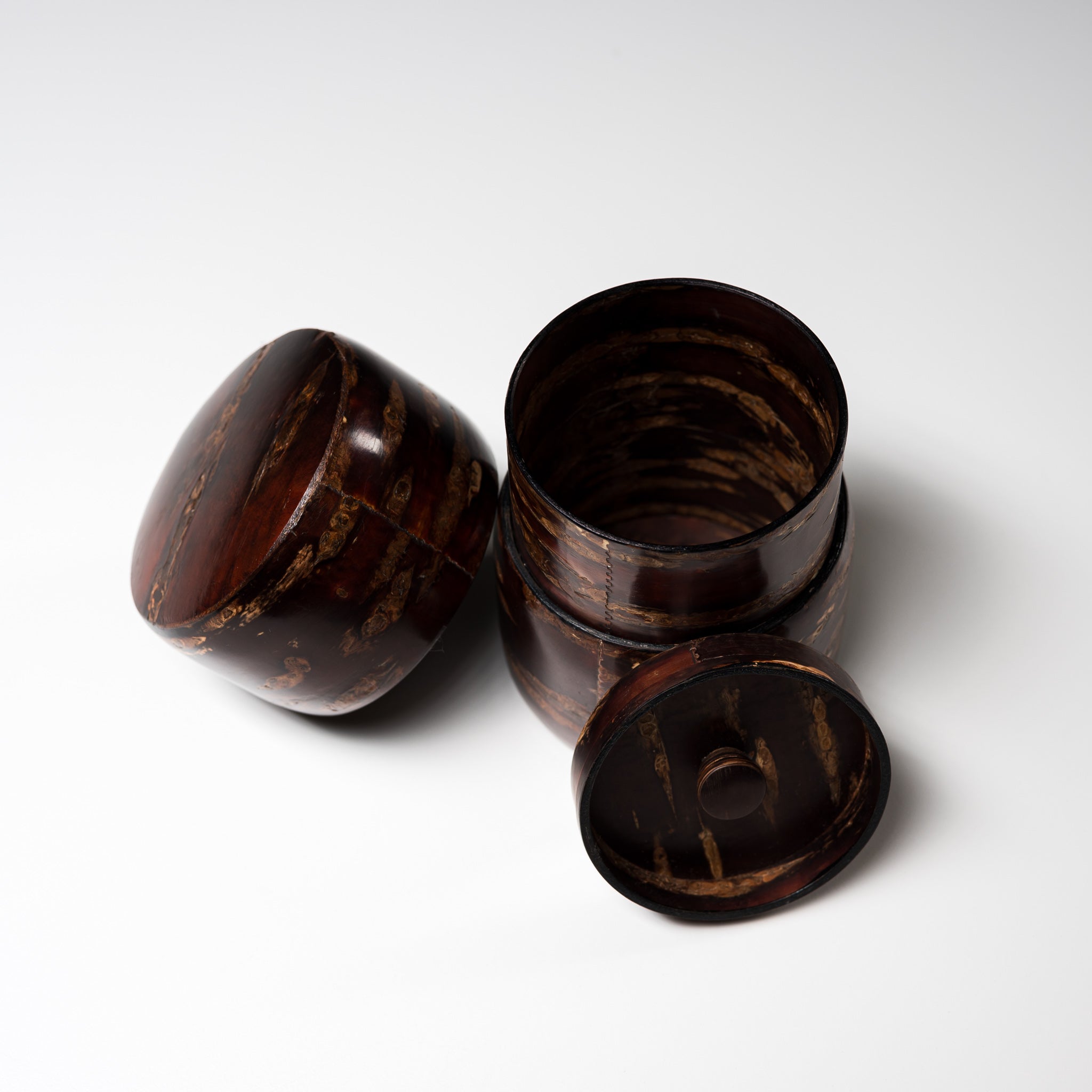 Premium Tomioka Cherry Bark Tea Caddy - Handcrafted Japanese Tea Storage Box (Doumori) by Tomioka Shop - Perfect for Matcha, Loose Leaf Tea & Home Decor