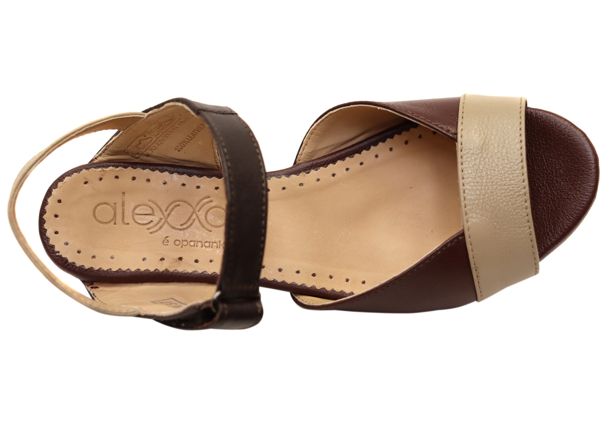 Opananken Jazebel Women's Comfortable Brazilian Leather Sandals - Stylish & Supportive Flip Flops for Beach, Vacation & Summer Walking