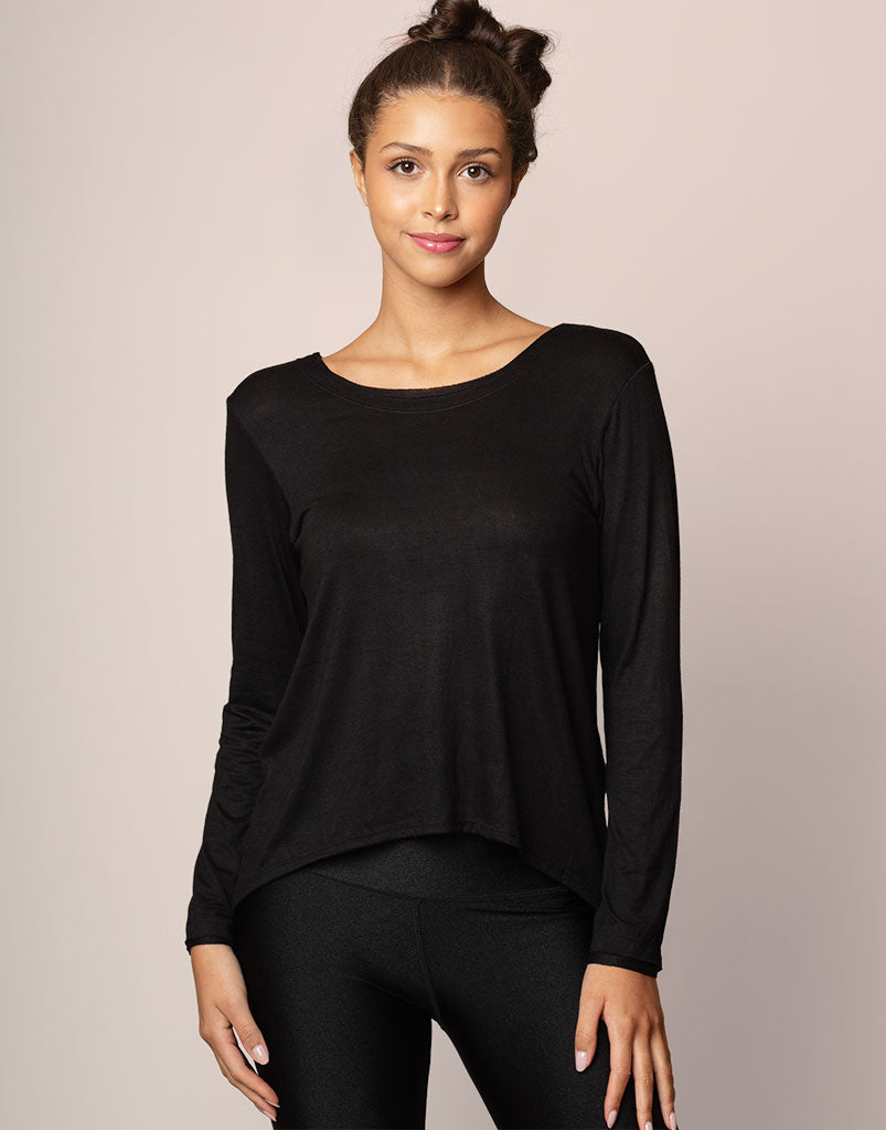 Sunday Long Tee Black - Comfortable Casual T-Shirt for Men & Women | Perfect for Everyday Wear, Relaxing at Home, and Weekend Outings