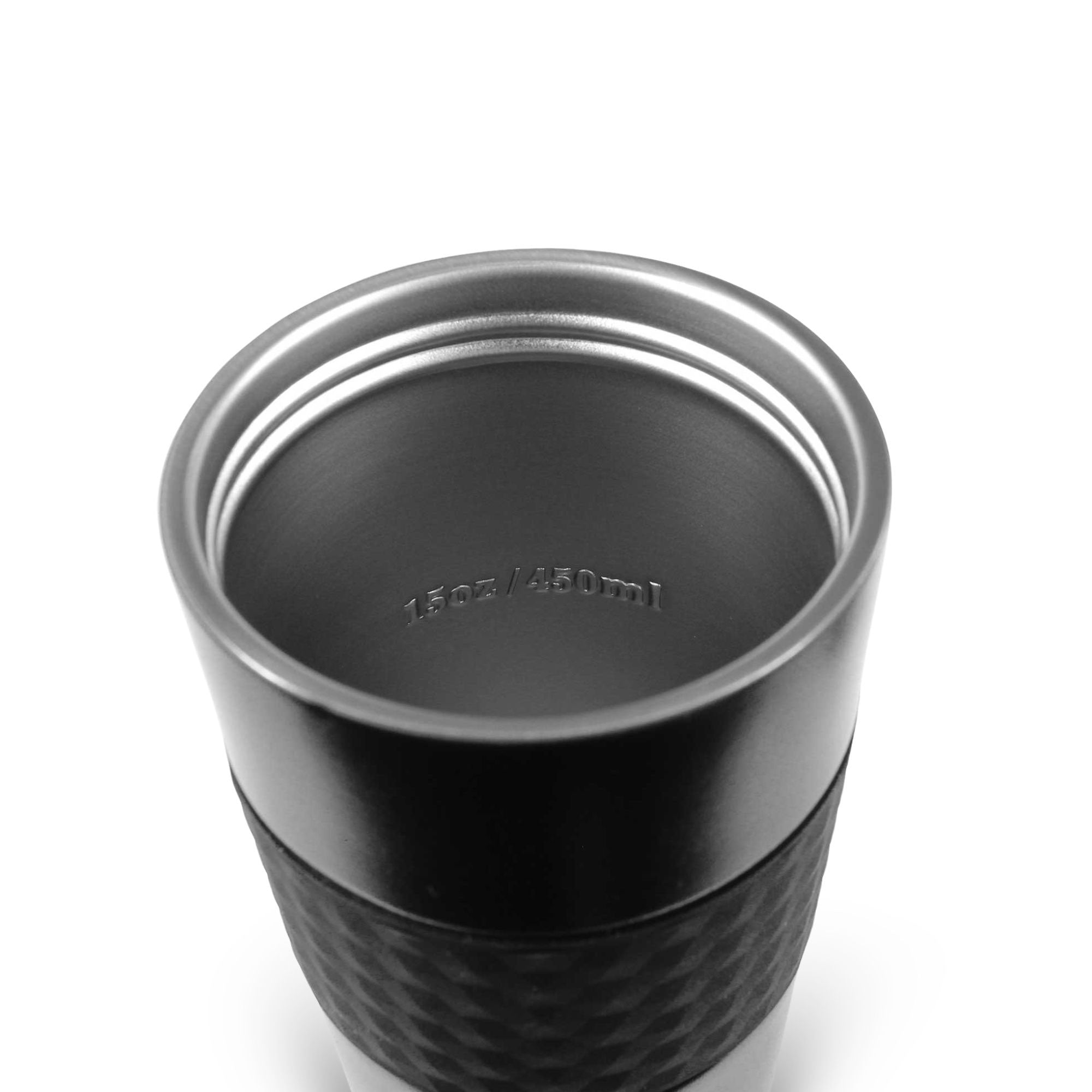 20oz Skinny Shaker Bottle - Black - Perfect for Gym, Workouts & Protein Shakes - BPA Free Leakproof Water Bottle