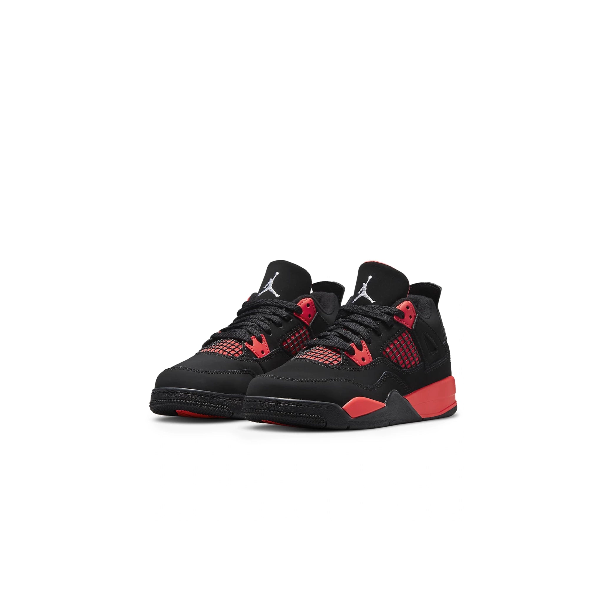 Air Jordan 4 Retro Red Thunder Basketball Shoes for Kids (PS) - Perfect for Court Play and Street Style Fashion