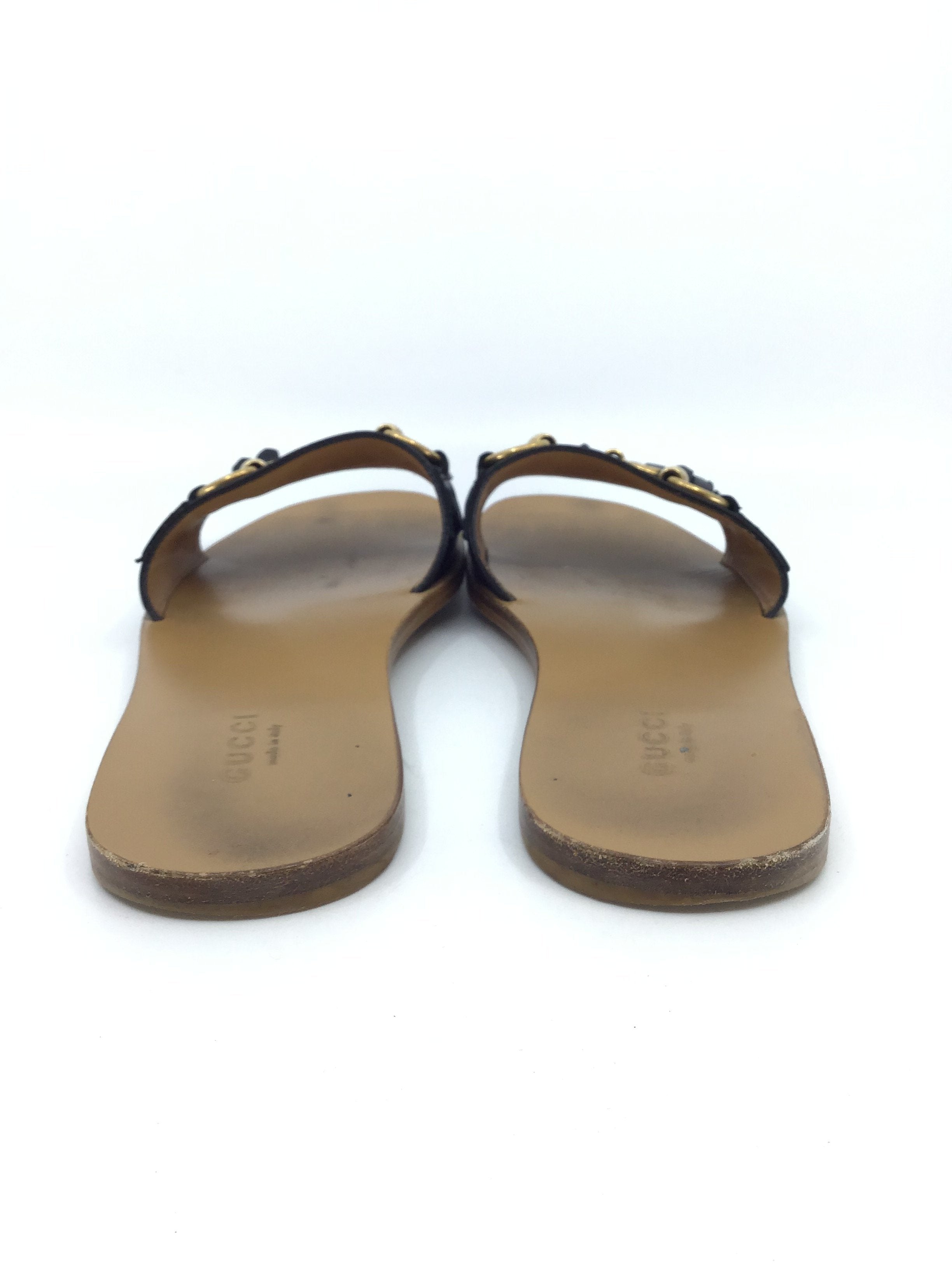 Gucci Black Slide Sandals for Women - Luxury Comfortable Slides with Logo - Perfect for Beach, Pool, and Summer Outfits