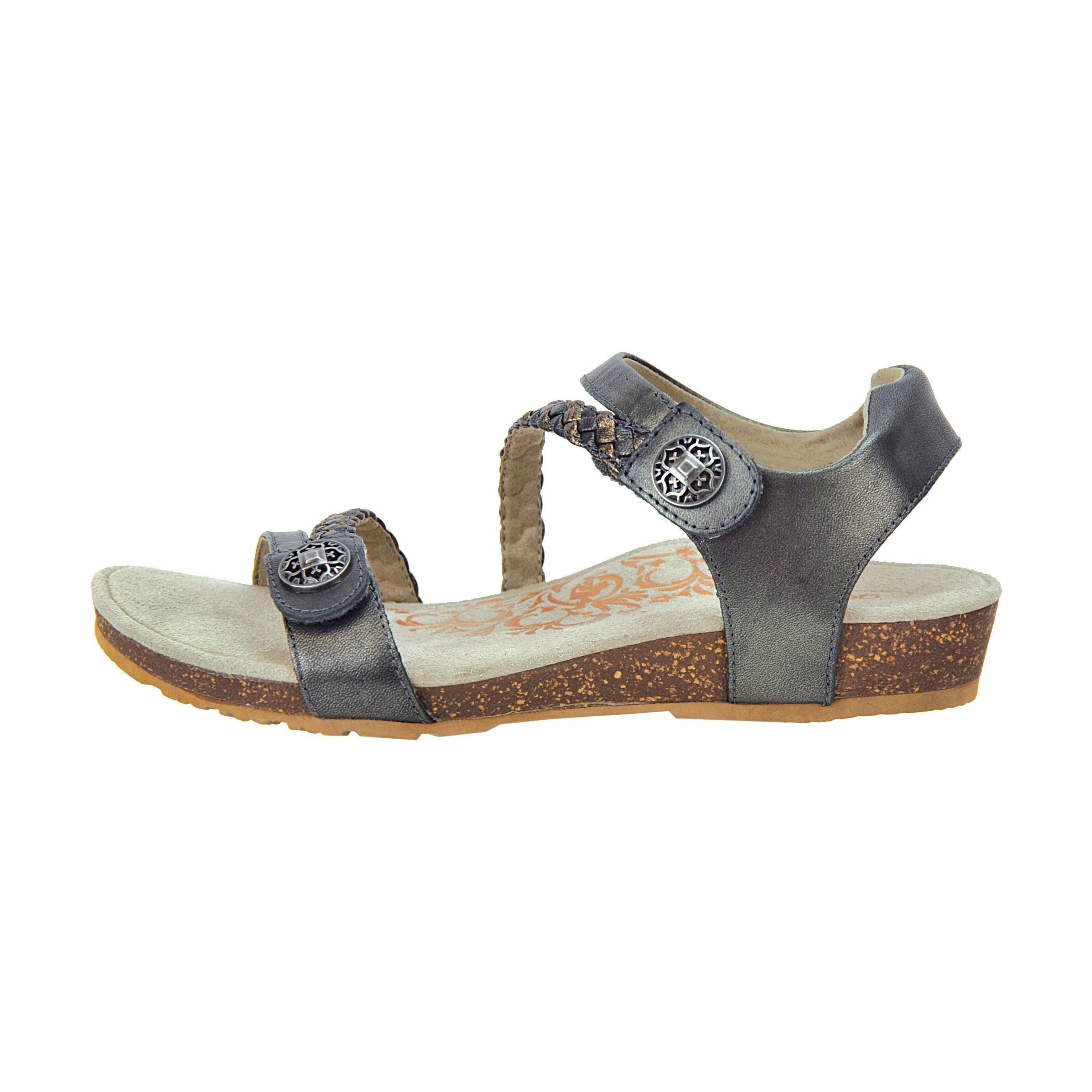 Aetrex Jillian SC465 Women's Comfortable Orthotic Sandals for Plantar Fasciitis & Arch Support - Perfect for Walking, Travel & Everyday Wear