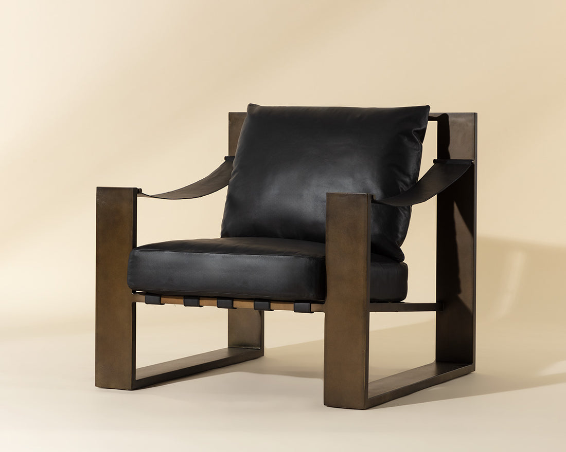 Berke Lounge Chair - Modern Comfortable Accent Chair for Living Room, Bedroom & Office - Perfect for Relaxing, Reading & Lounging