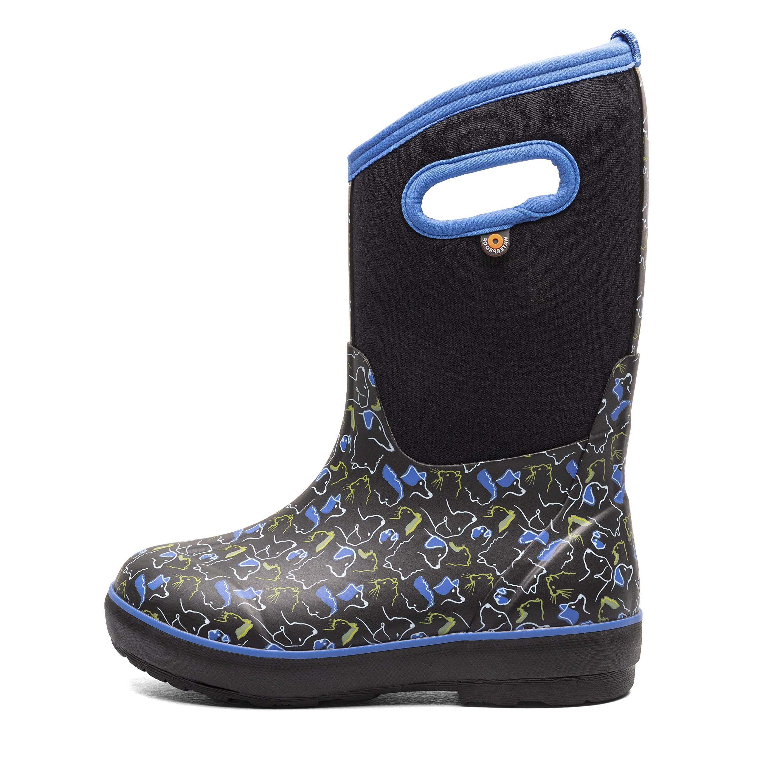 BOGS Classic II Solid Waterproof Winter Boots for Kids & Toddlers - Warm & Comfortable Outdoor Snow Boots for Boys & Girls - Perfect for Hiking, Snow Play & Cold Weather Activities