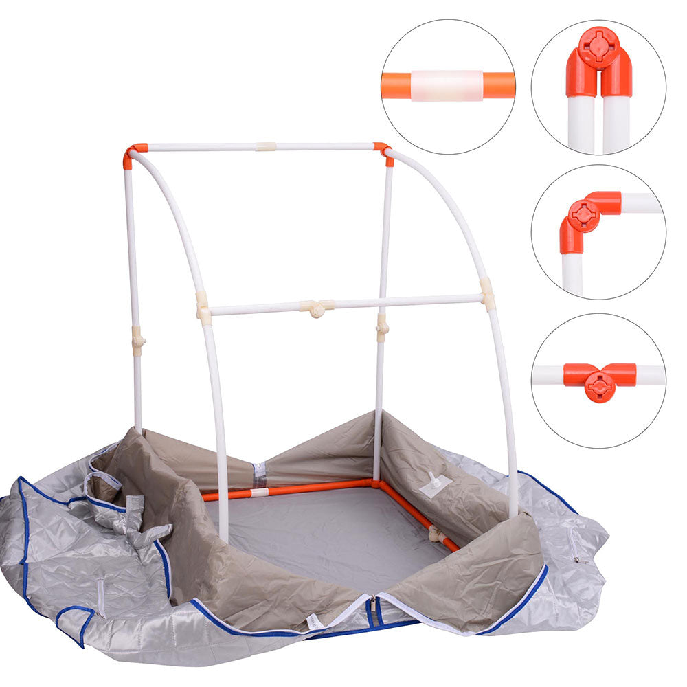 Portable Home Sauna Tent with Chair & Remote Control - 2L Steam Spa for Relaxation & Detox - Perfect for Home Gym, Yoga, and Wellness Retreats