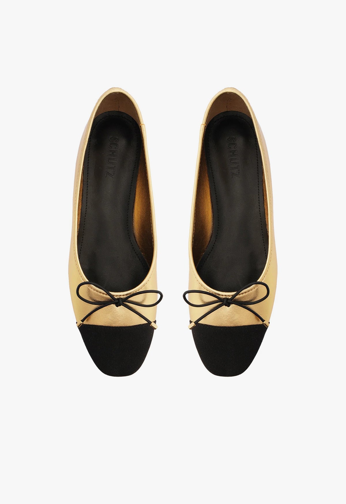 Arissa Women's Metallic Leather Ballet Flats - Comfortable & Stylish Shoes for Work, Casual Wear & Everyday Outfits