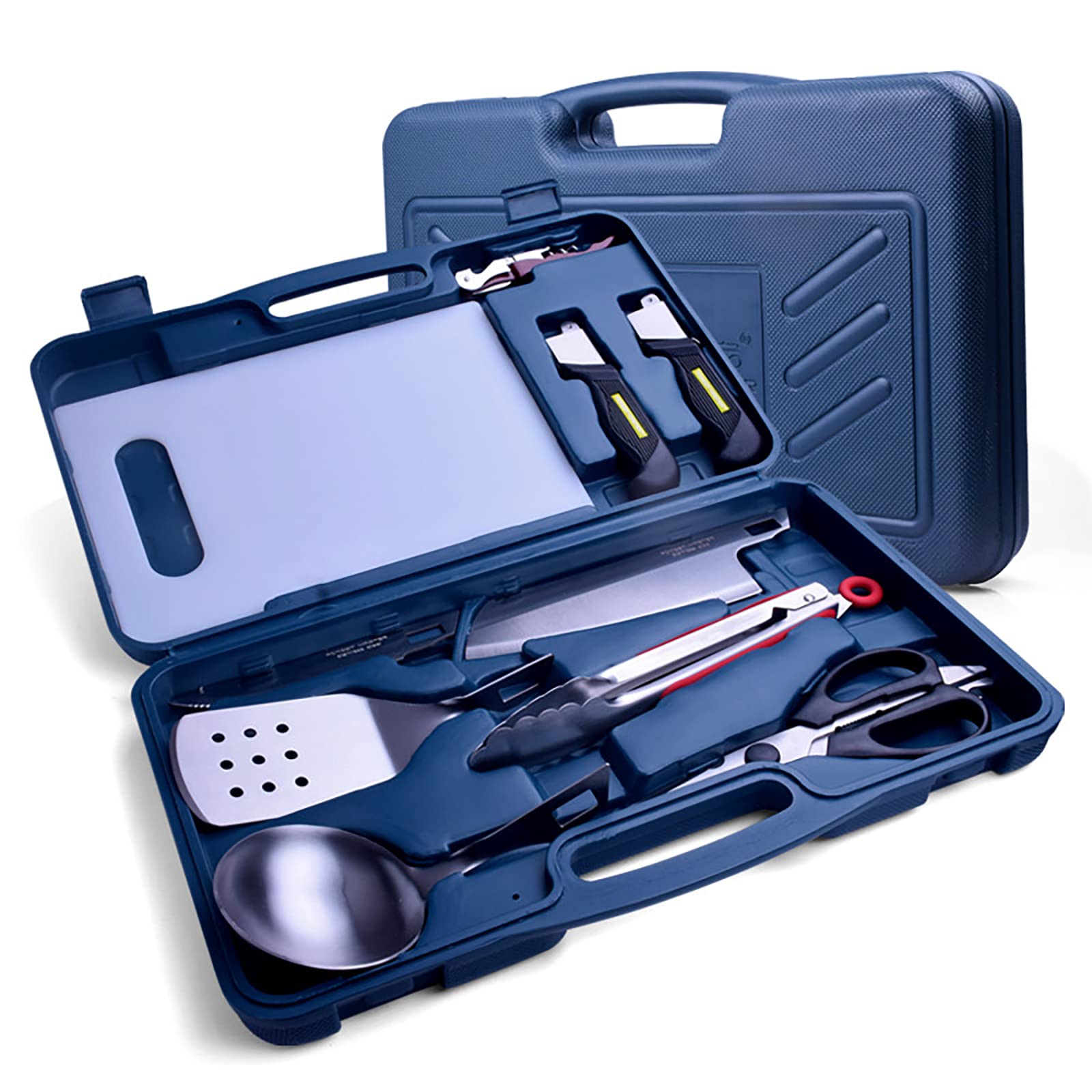 **Portable Camping Cookware Set - Lightweight Stove, Carabiner, Canister Stand, Tripod & Stainless Steel Cup with Fork Spoon Kit - Perfect for Backpacking, Hiking, Picnics & Outdoor Adventures**