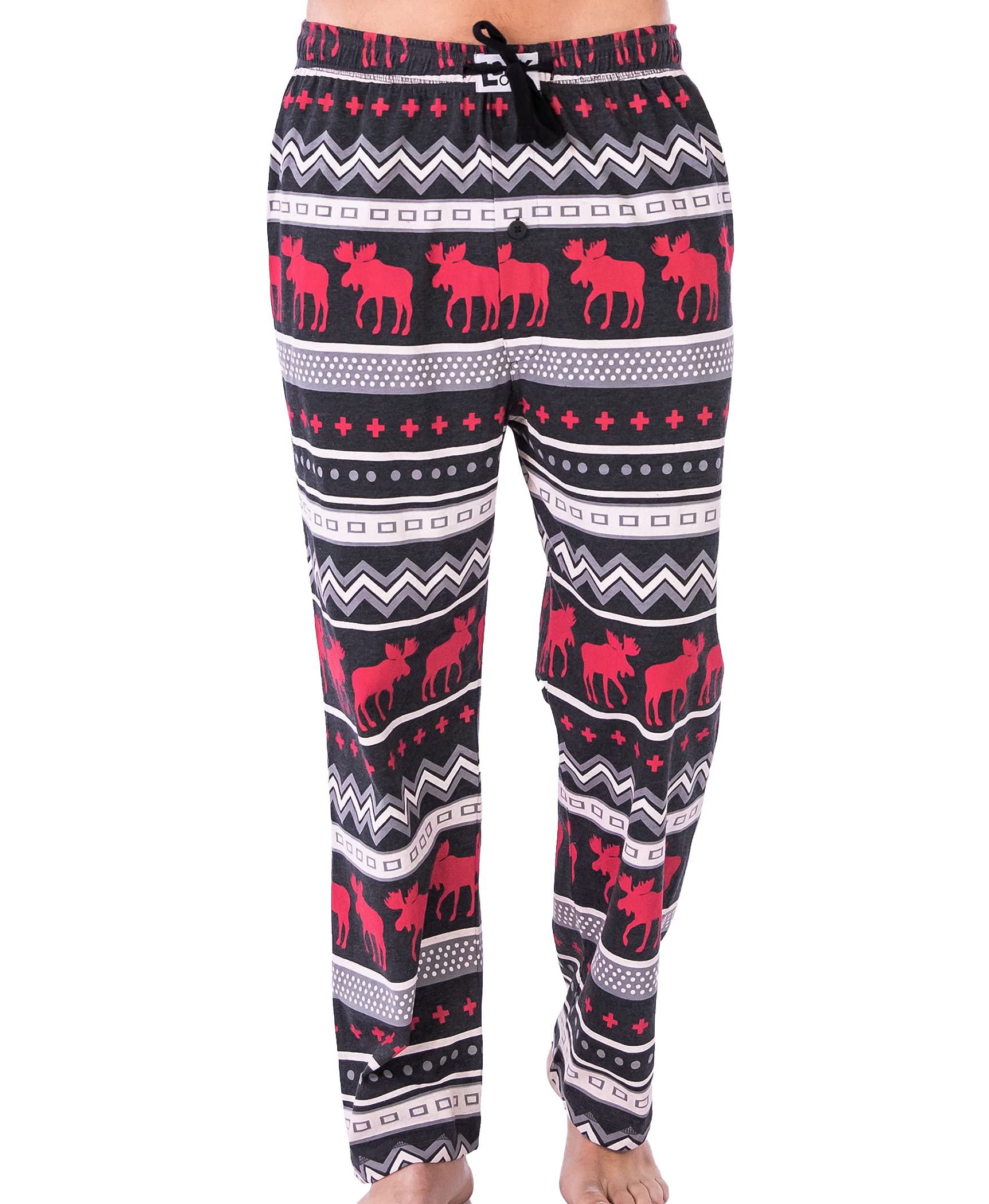 Lazy One Animal Print Men's Pajama Pants - Soft Lounge Pants for Sleep & Relaxation - Cozy Separate Bottoms for Home, Travel & Gifts