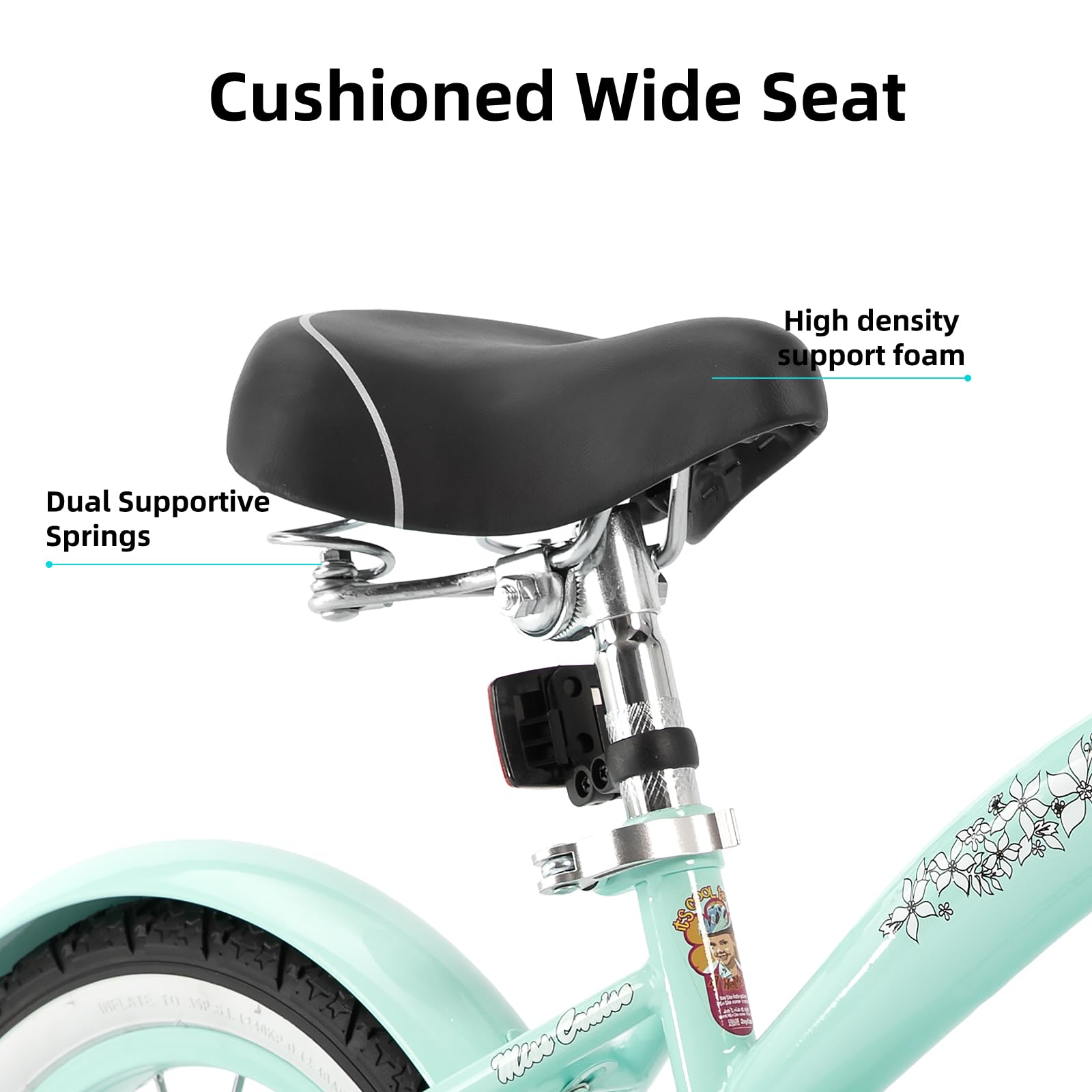 JOYSTAR 12 14 16 Inch Kids Cruiser Bike for Boys & Girls Ages 2-7 | Training Wheels & Coaster Brake | Durable Children's Bicycle for Neighborhood Rides, Park Adventures & Learning to Ride