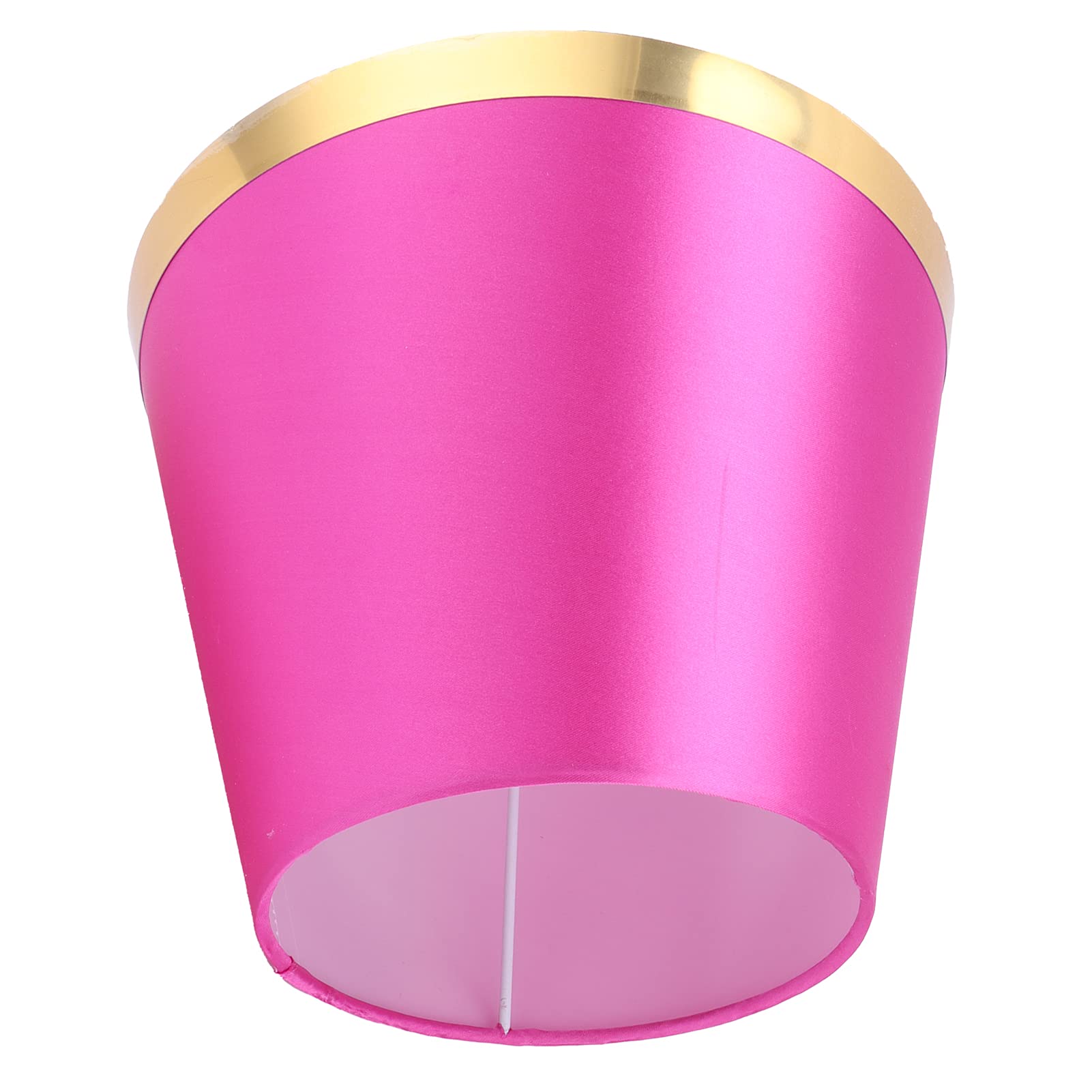 Modern Fabric Lamp Shade - Small Rose Red Lampshade for Reading, Bedroom, Study & Hall Lighting (PX131) | Cozy Home & Office Decor Accessory