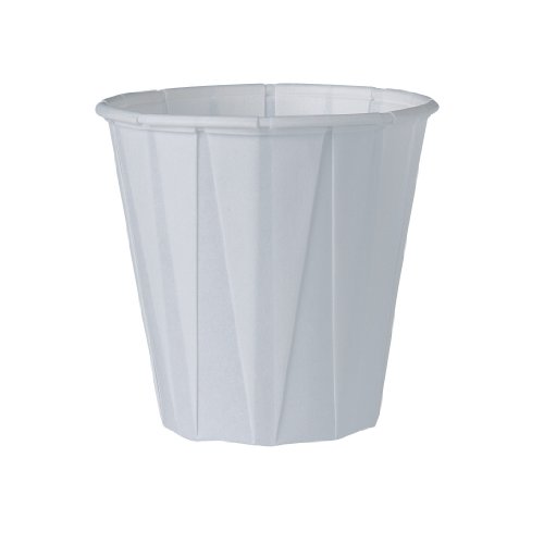 Solo M450-2050 3.5 oz Disposable Paper Portion Cups - 1000 Count Case - Perfect for Food Sampling, Condiment Serving & Party Snacks