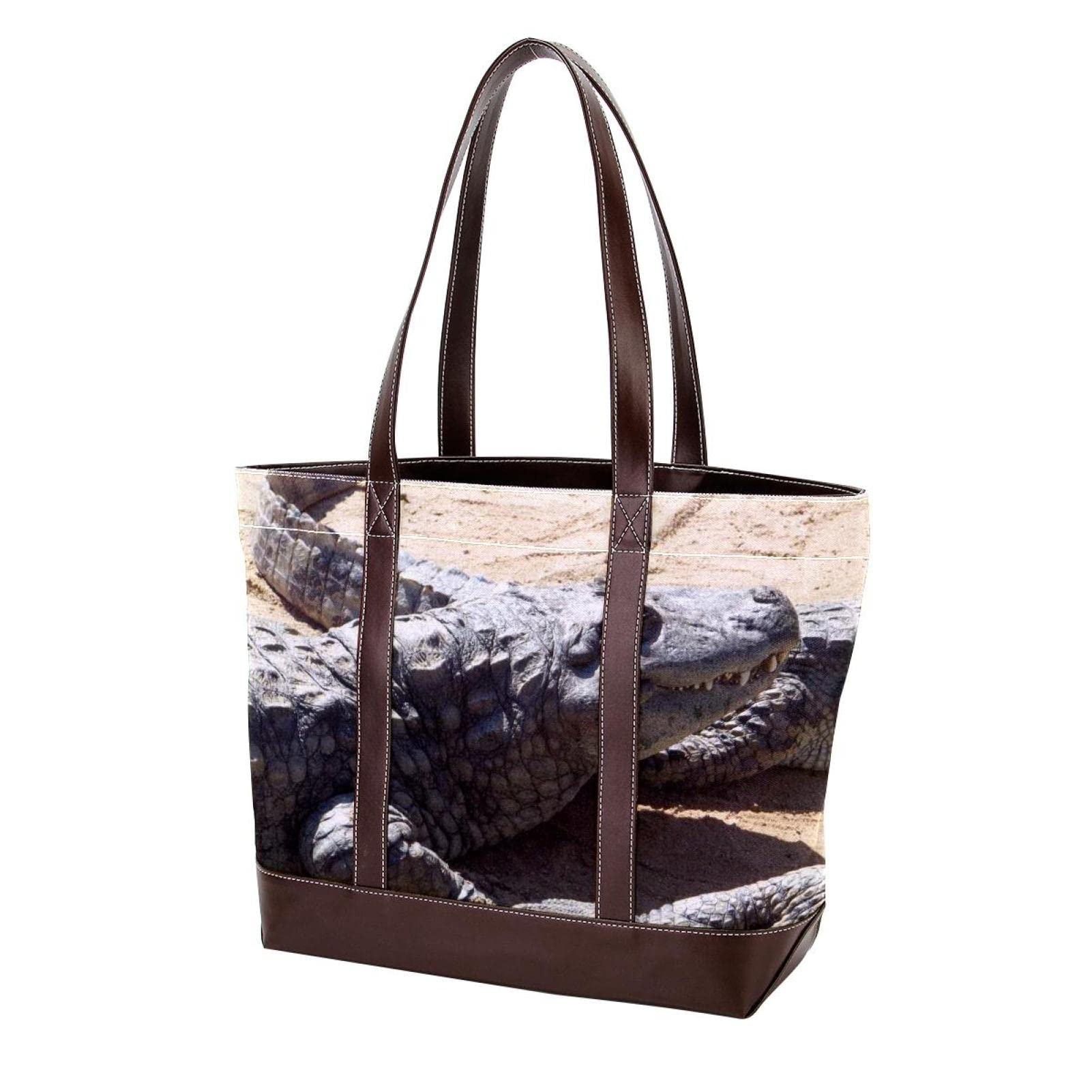 Futuristic Science Lab Tote Bags for Women - Large Leather & Canvas Shoulder Bag, Top Handle Satchel Purse - Perfect for Work, School, and Everyday Use