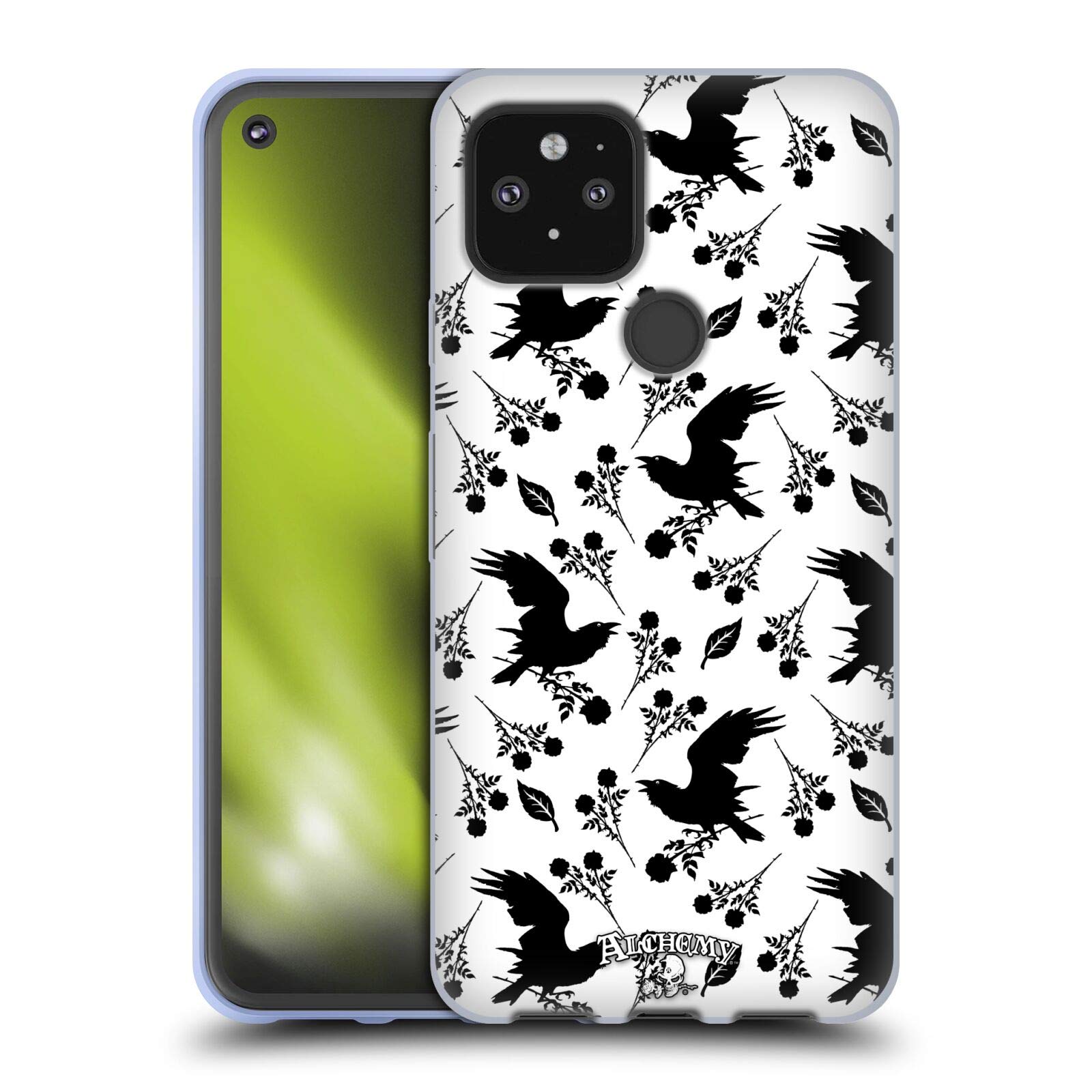 Alchemy Gothic Ravenrose Google Pixel 5 Case - Gothic Phone Cover for Women & Men