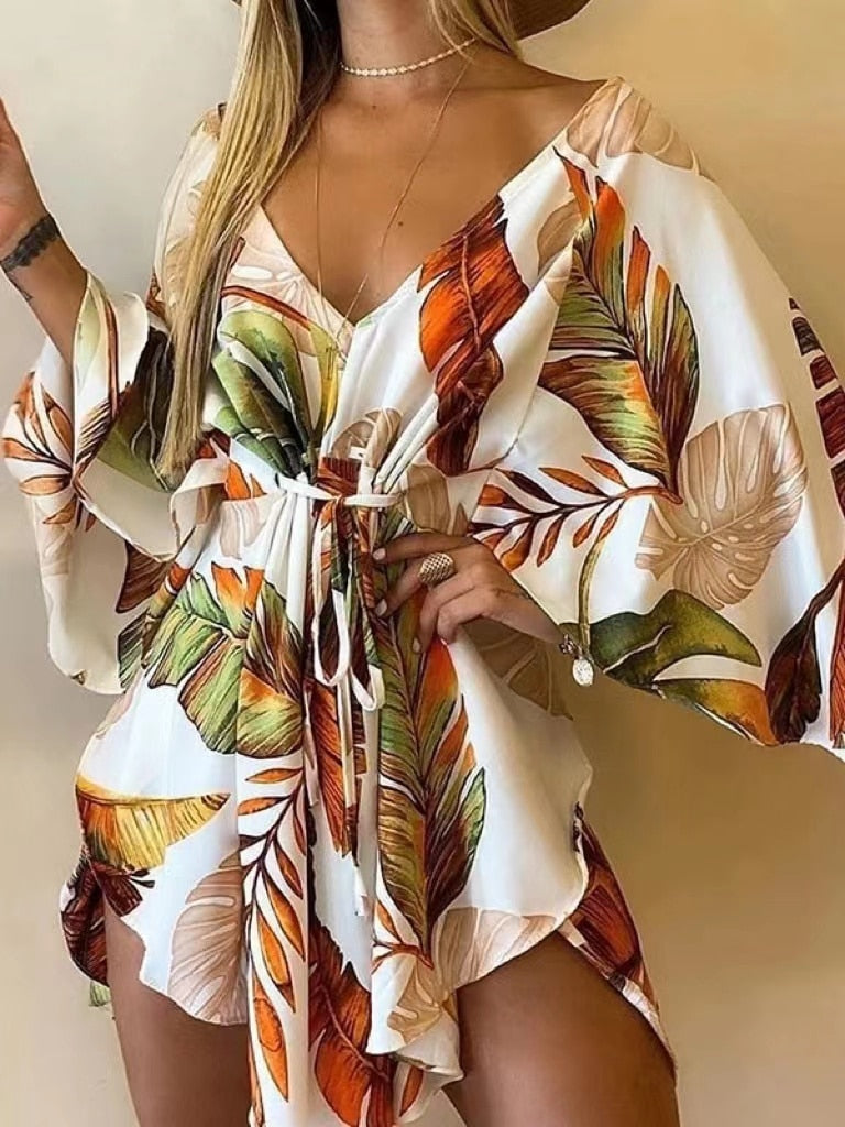 Elegant Flared Sleeve Party Dress for Women - Perfect for Cocktail Parties, Weddings & Evening Events