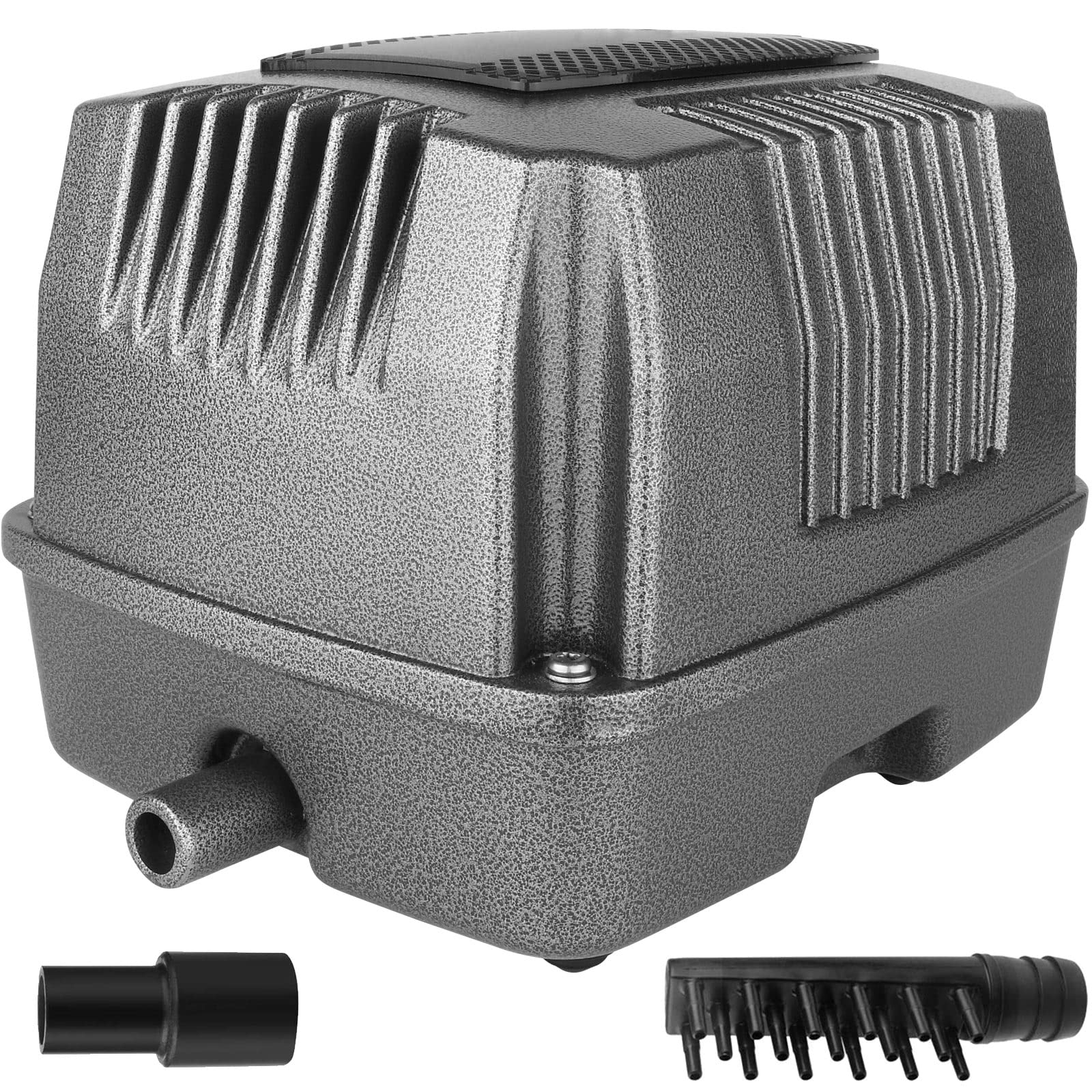 FUMAK High Power Linear Air Pump 635/950/1350GPH - Quiet Pond Aerator for Koi Ponds, Aquariums, Hydroponics & Septic Systems | Perfect for Fish Farms, Wastewater Treatment & Seafood Restaurants | Energy Efficient Aeration Solution for Healthy Aquatic Environments