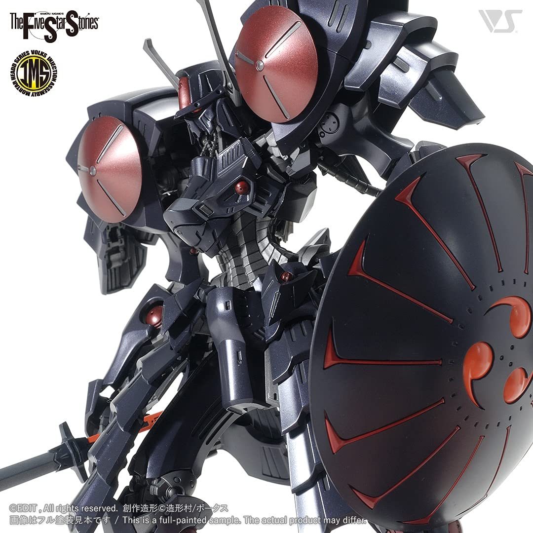 1/100 Scale Volks FSS IMS Black Knight Model Kit - High Detail Anime Mecha Action Figure for Collectors & Hobbyists - Perfect for Display, Custom Painting & Gundam Battles
