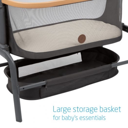 Maxi Cosi Iora 2-in-1 Baby Bassinet & Co-Sleeper - Convertible Crib for Newborns | Safe Sleep Solution for Bedside or Nursery Use