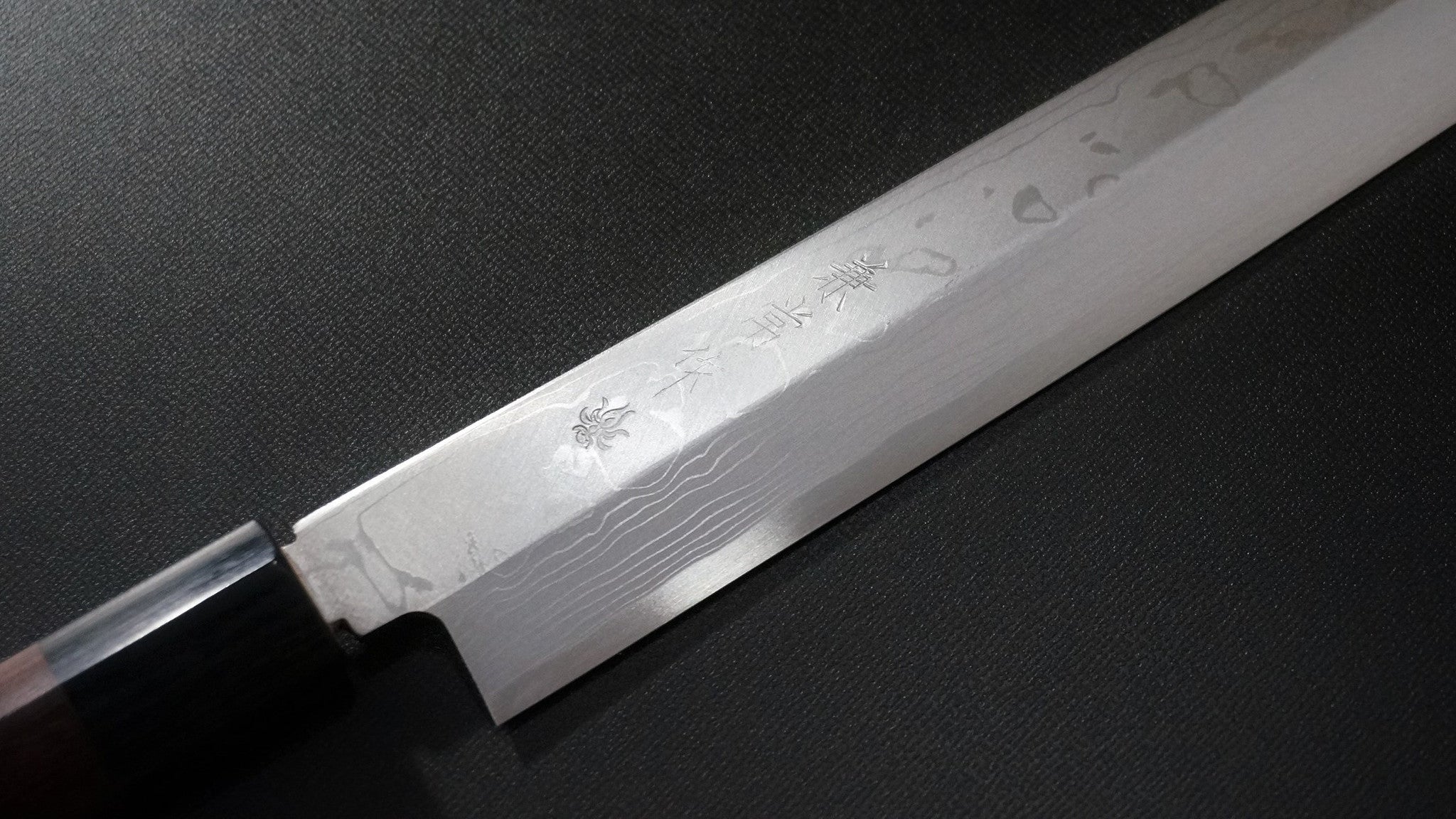 Premium Kanetsune Seki SHIROGAMI White Steel Damascus 11-Layer Yanagiba Sushi Knife - Handcrafted Japanese Chef Knife for Sashimi, Sushi & Precision Cutting