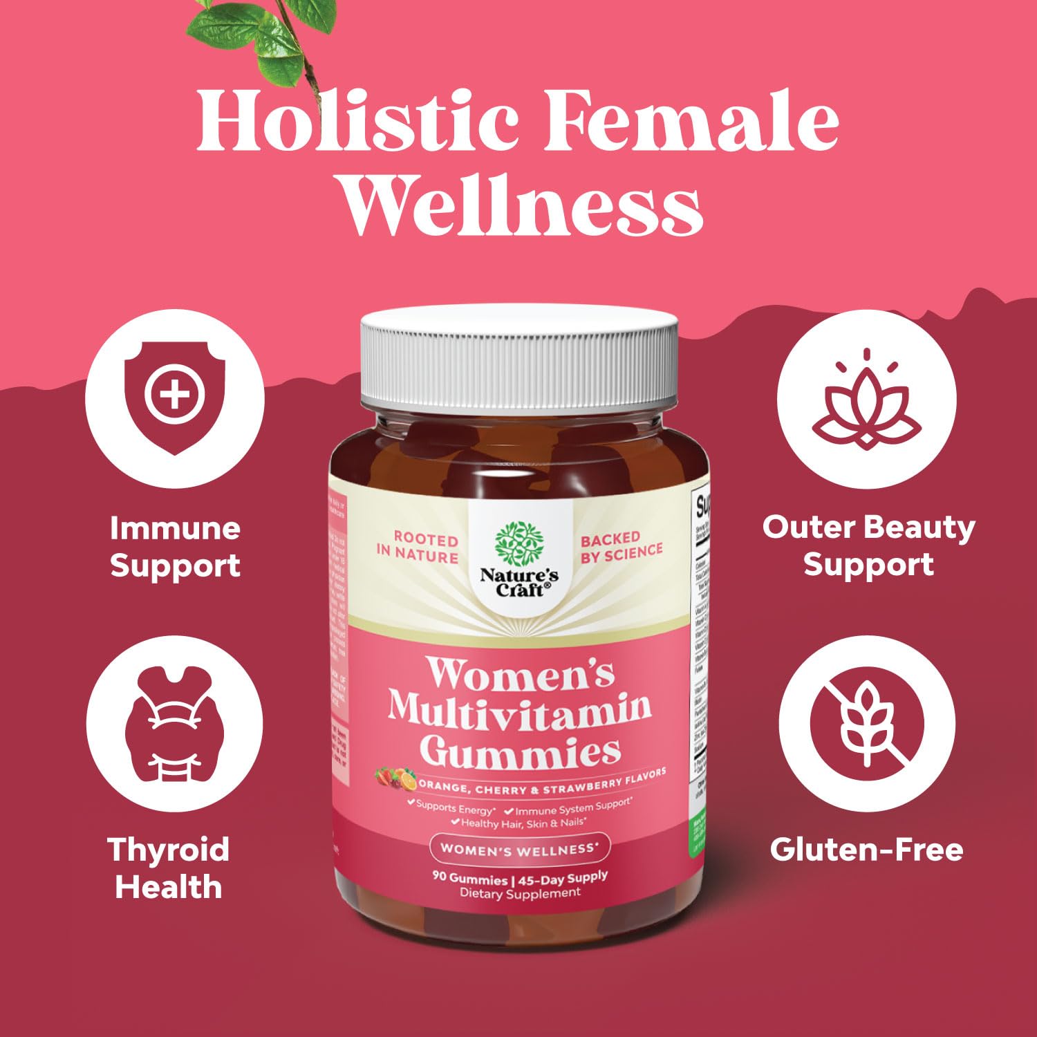 Best Adult Chewable Multivitamin Gummies for Men & Women - Zinc & Biotin Immune Support - Natural Energy Boost & Women's Health Supplement - Perfect for Daily Wellness & Active Lifestyles