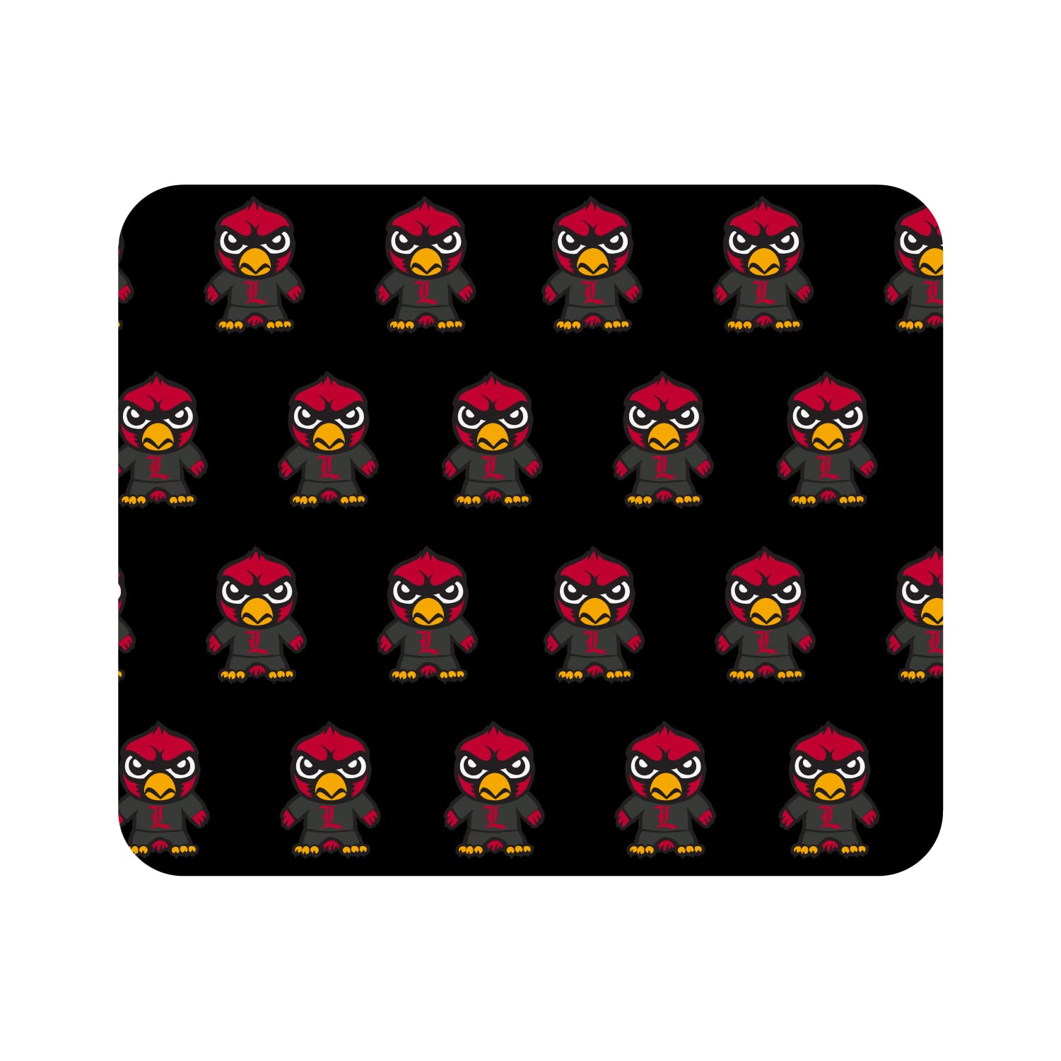 University of Louisville Standard Fabric Mouse Pad - OTM Essentials Desk Accessory for Gaming & Office Use - Non-Slip Computer Mouse Mat with Tokyodachi Mascot Design - Perfect for Work, Gaming & Home Office Setup