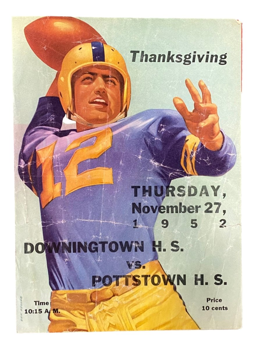 Downingtown vs Pottstown High School Football Game Highlights - November 27, 1952 | Vintage Football Memorabilia & Collectibles for Sports Fans