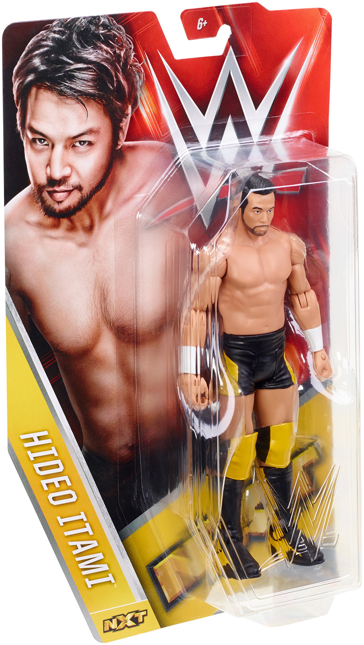 WWE Mattel Basic Action Figure - Hideo Itami Collectible Toy for Wrestling Fans | Perfect for Display, Play & Gifts