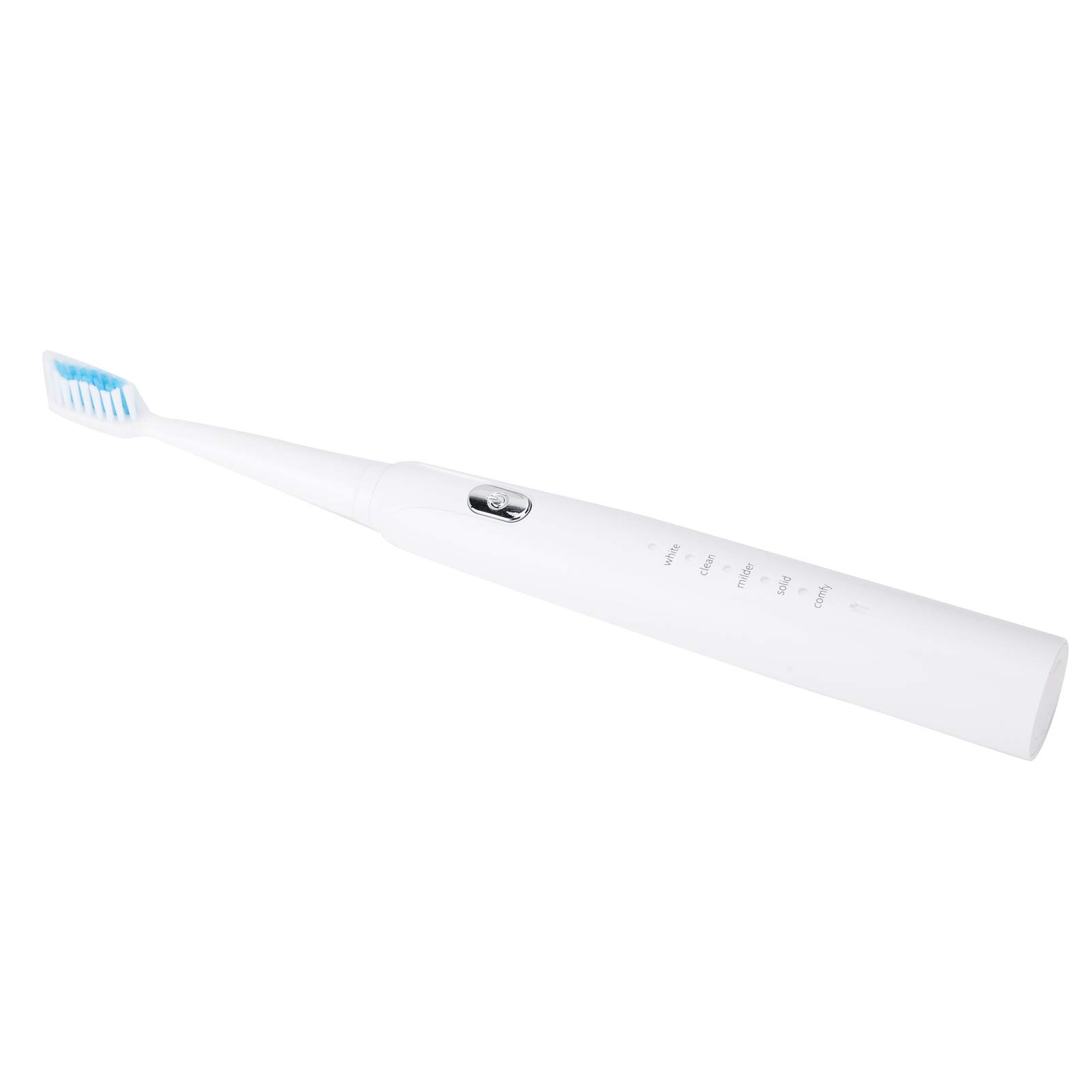 Electric Toothbrush for Adults and Kids - 5 Modes, Soft Bristles, USB Rechargeable, Waterproof - Perfect for Home, Travel & Oral Care (White)