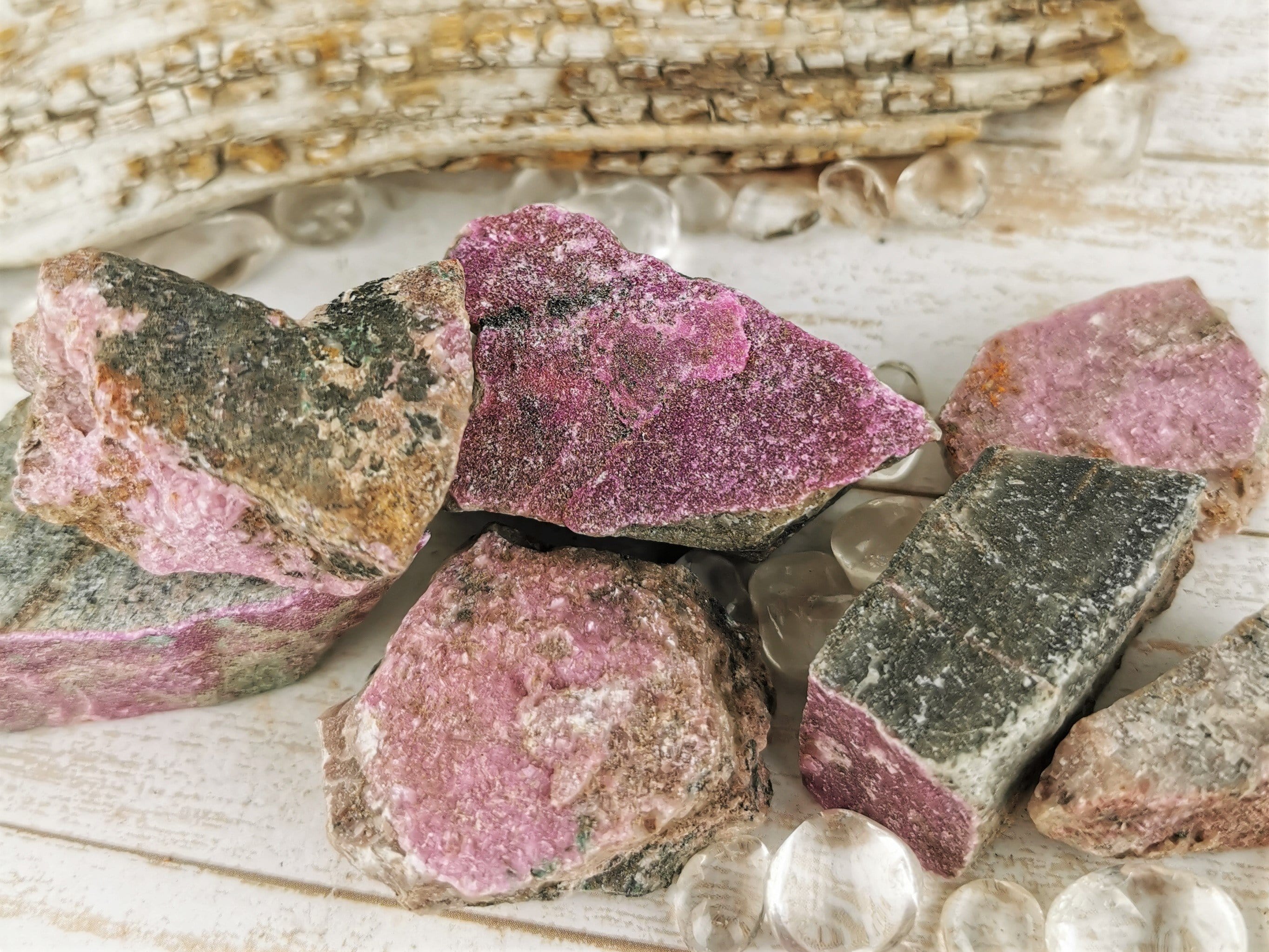 Cobalto Calcite Small Specimens - Natural Pink Mineral Crystals for Collectors, Healing & Decoration | Perfect for Home Display, Meditation & Crystal Healing
