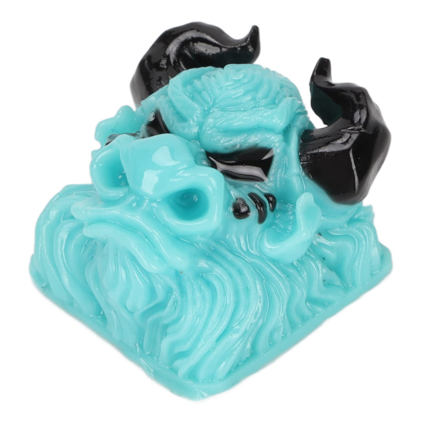Custom Cow Pattern Resin Keycaps for Cherry MX - Gaming & Typing