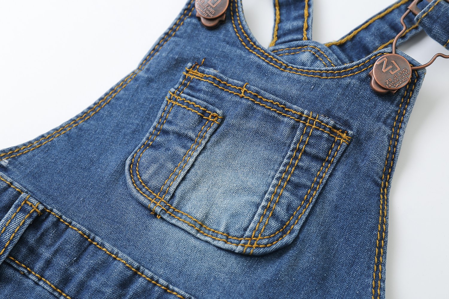 KIDSCOOL SPACE Baby Boy & Girl Denim Shortalls - Cute Toddler Jean Shorts for Summer | Playtime & Outdoor Adventures