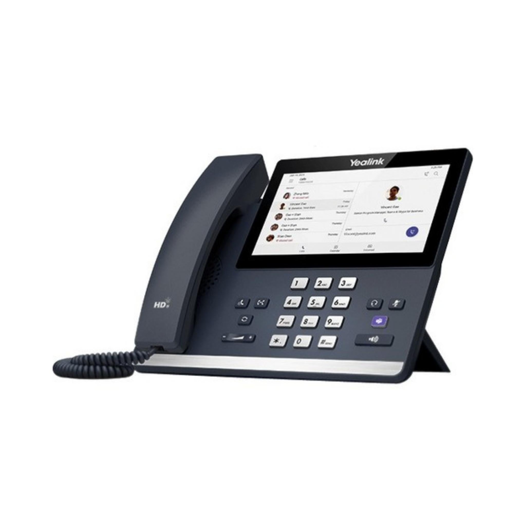 Yealink MP56 IP Phone for Business - HD VoIP Desk Phone with 3-Way Conferencing & PoE Support - Ideal for Office, Call Center & Remote Work