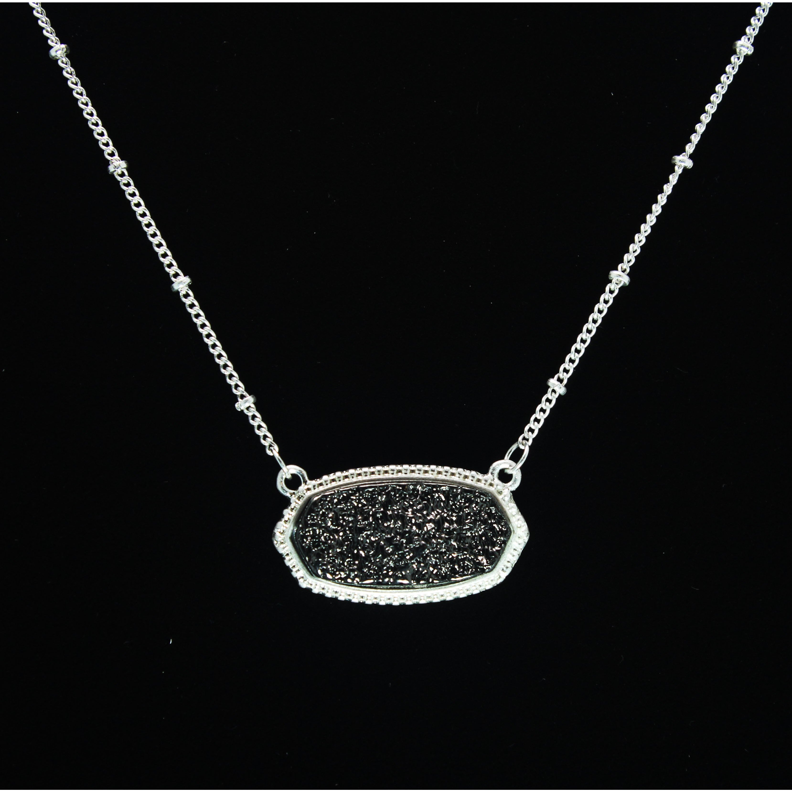 Stunning Druzy Necklace Set for Women - Elegant Crystal Jewelry Gift for Her - Perfect for Weddings, Parties & Everyday Wear
