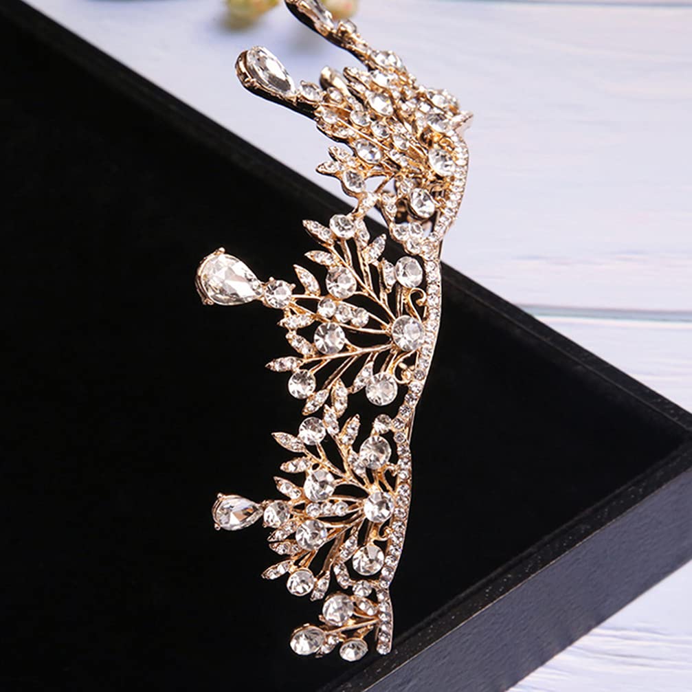 Sparkly Rhinestone Tiara Crown for Prom, Bridal, Weddings & Photo Props – Elegant Headband for Girls, Wigs & Beauty Accessories (Perfect for Pageants, Parties & Special Occasions)