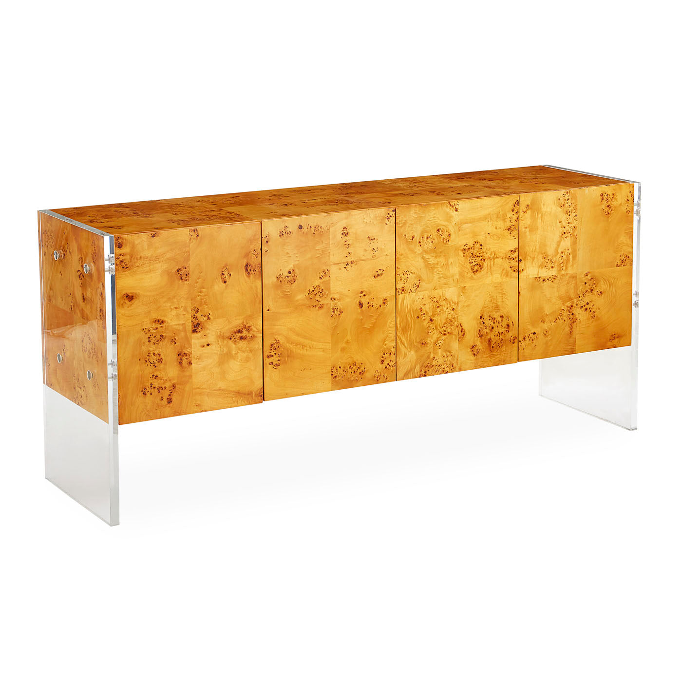 Bond 64 Credenza - Mid Century Modern TV Stand with Storage | Solid Wood Media Console for Living Room, Bedroom & Home Office | Stylish & Functional Furniture Piece