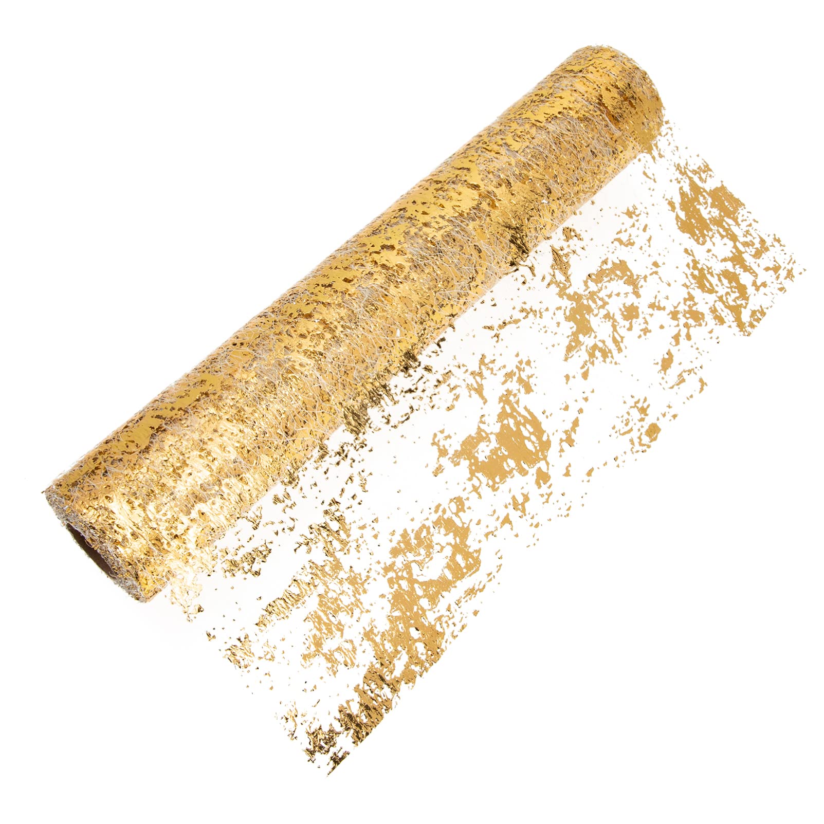 Elegant Hemoton Golden Table Runner with Gold Lace Trim & Sequin - Wedding, Banquet, Dining Table Decor - Luxury Polyester Rectangle Tablecloth for Special Occasions