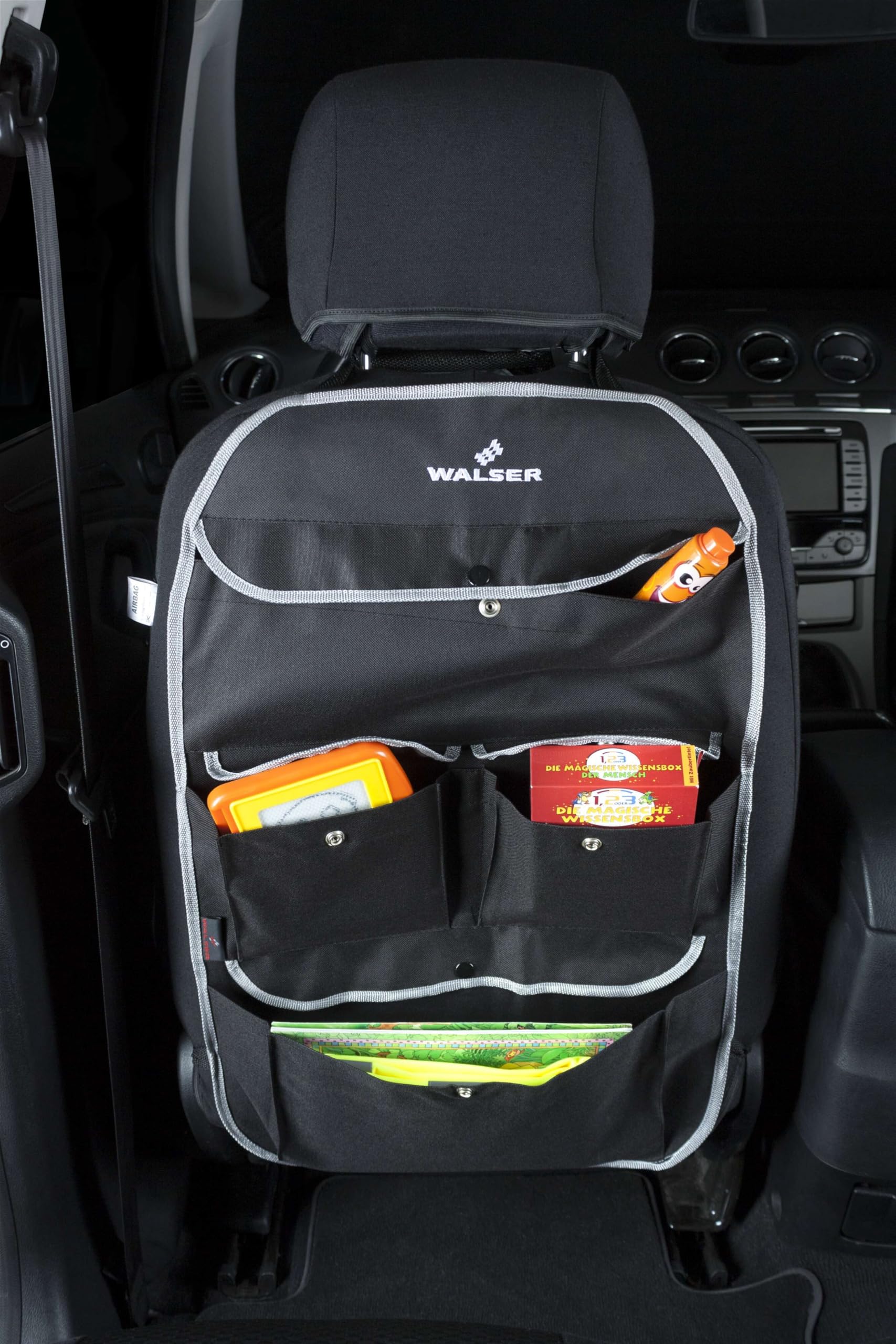 30032 Lucky Tom Car Seat Back Organizer - Multi-Pocket Business Bag & Storage Organizer for Office, Travel, and Road Trips