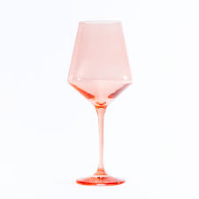 Elegant Estelle Colored Glass Wine Glasses Set of 2 - Perfect for Dinner Parties, Romantic Dates & Home Entertaining