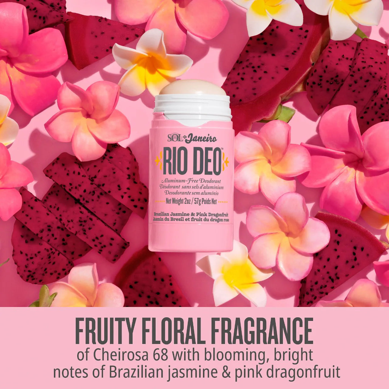 Sol de Janeiro Rio Deo Aluminum Free Deodorant - Natural & Vegan Deodorant for Women & Men - Fresh & Long-Lasting Protection - Perfect for Gym, Work & Daily Use