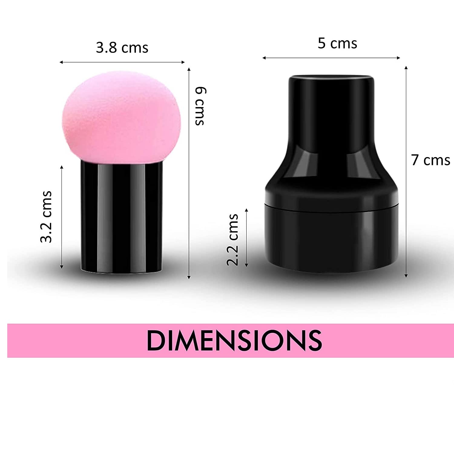 Premium 10-Piece Fiber Bristle Makeup Brush Set with Blender Sponge - Soft Black Makeup Brushes for Foundation, Blending & Contouring | Perfect for Professional Makeup Artists & Beginners at Home