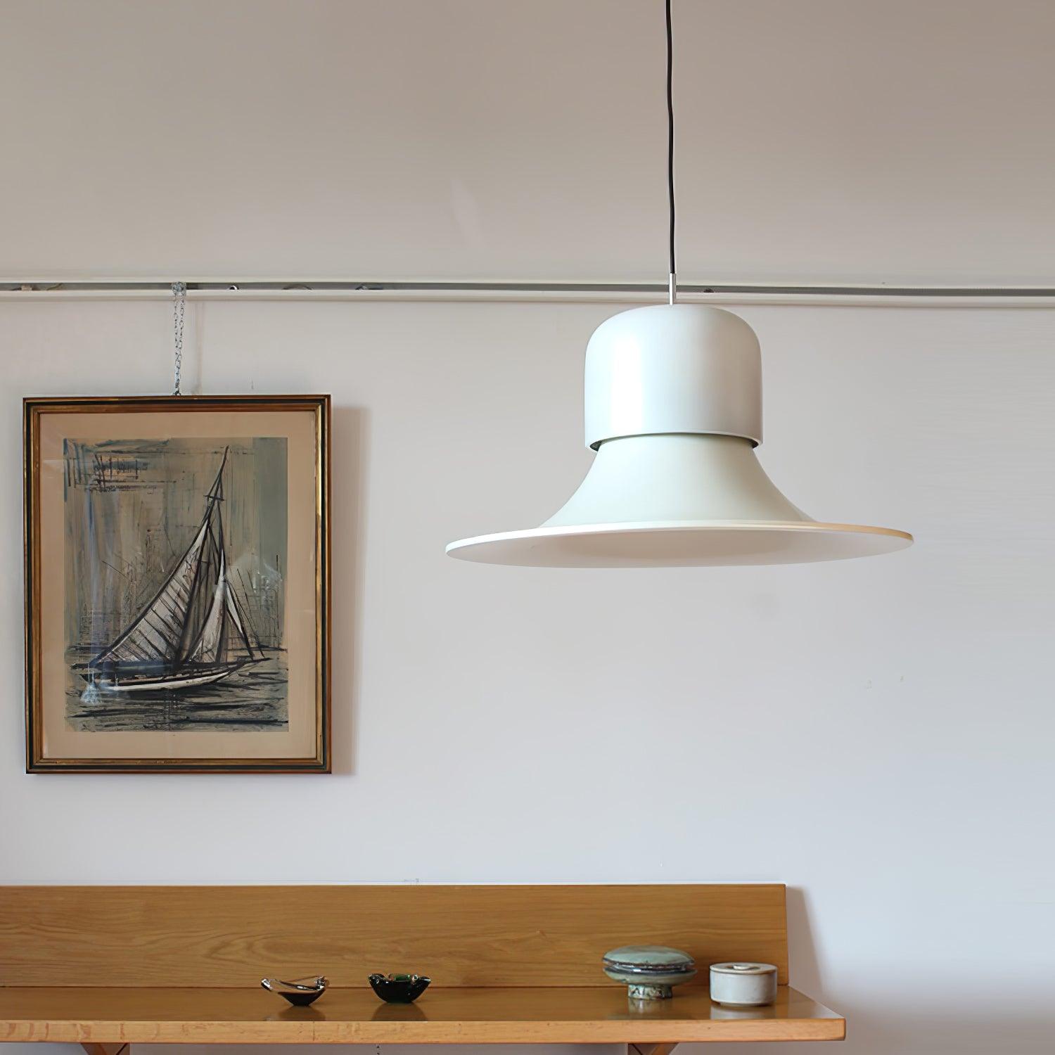 Modern Campana Pendant Light - Stylish Hanging Lamp for Kitchen Island, Dining Room & Living Room Decor - Perfect for Home and Office Lighting