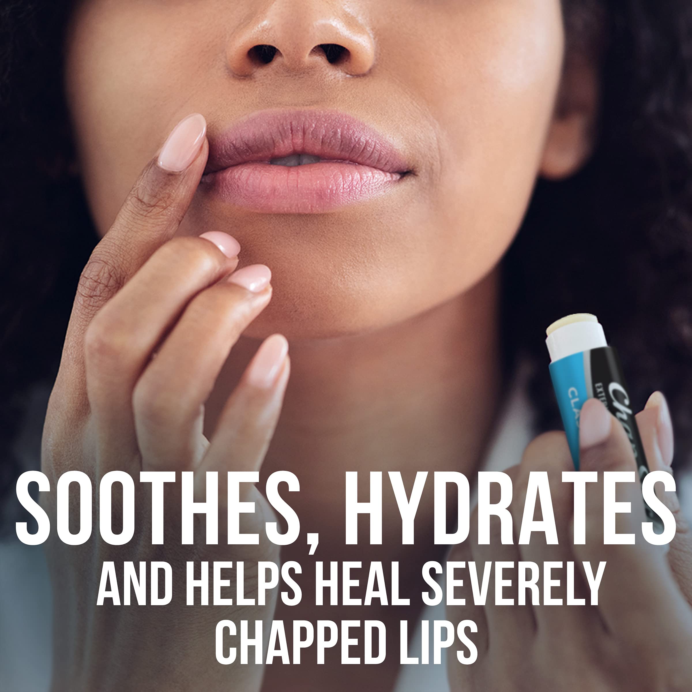 ChapStick Lip Care Bundle - Medicated Lip Balm for Dry Lips & Cold Sores + SPF 15 Moisturizing Lip Balm, 0.15 Oz Each (2 Pack) | Perfect for Winter Protection, Daily Hydration & On-The-Go Use