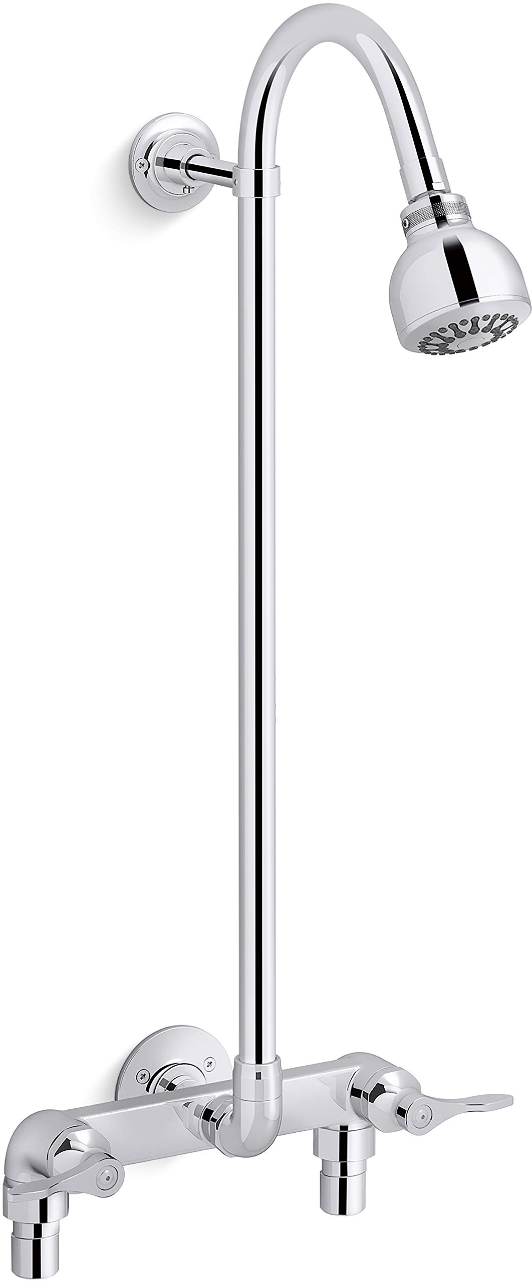 KOHLER TRITON BOWE® Industrial Exposed Shower System with 1.75 GPM Shower Head & Riser Pipe - Perfect for Modern Bathrooms, Lofts, and Industrial-Style Homes
