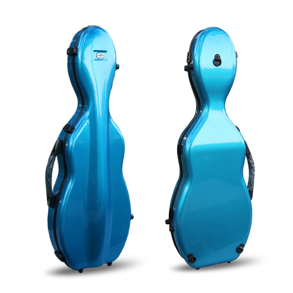 Yinfente 4/4 Full Size Carbon Fiber Violin Case - Lightweight Violin Bag with Backstrap Handle | Durable Protection for Professional Musicians & Travel