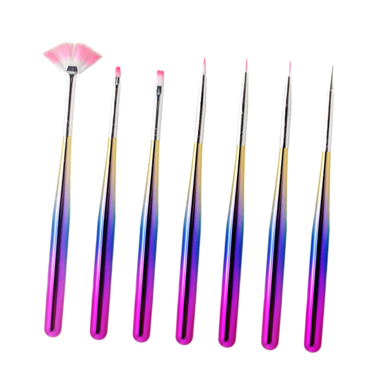 Beaupretty 7-Piece Professional Manicure Tool Set - Nail Art Brushes, Salon Pens & Nail Drill Accessories for Perfect Nail Designs | DIY Home & Professional Salon Use