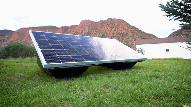 PowerRack Ballasted Ground Mount Solar Panel Rack System - Heavy Duty for Residential & Commercial Use - Perfect for Rooftop, Backyard, and Off-Grid Installations